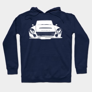 Datsun Roadster 1960s classic car white monoblock Hoodie